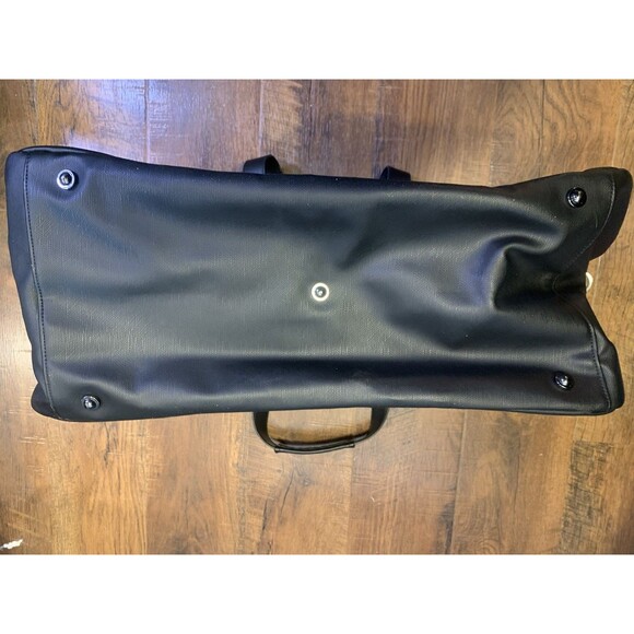 Cerutti 1881 Travel Bag Black Leather New With Tags - Picture 7 of 7